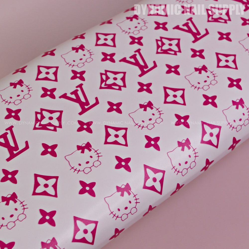 pink LV Hello Kitty leather armrest - 2